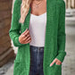 EMERY ROSE Women's Casual Knitted Ribbed Thin Jacket For Autumn