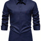 Manfinity Mode Men Spring/Autumn Casual Solid Color Long Sleeve Shirt