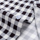 Manfinity Homme Men's Spring Autumn Casual Plaid Long Sleeve Office Wear Shirt,Long Sleeve Men Shirt,Plaid Shirt