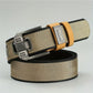 1 Pc Plain Nylon Party/Business Belt For Men, Simple Style Buckle-Less Sliding Buckle, Durable All-Year Round Wear