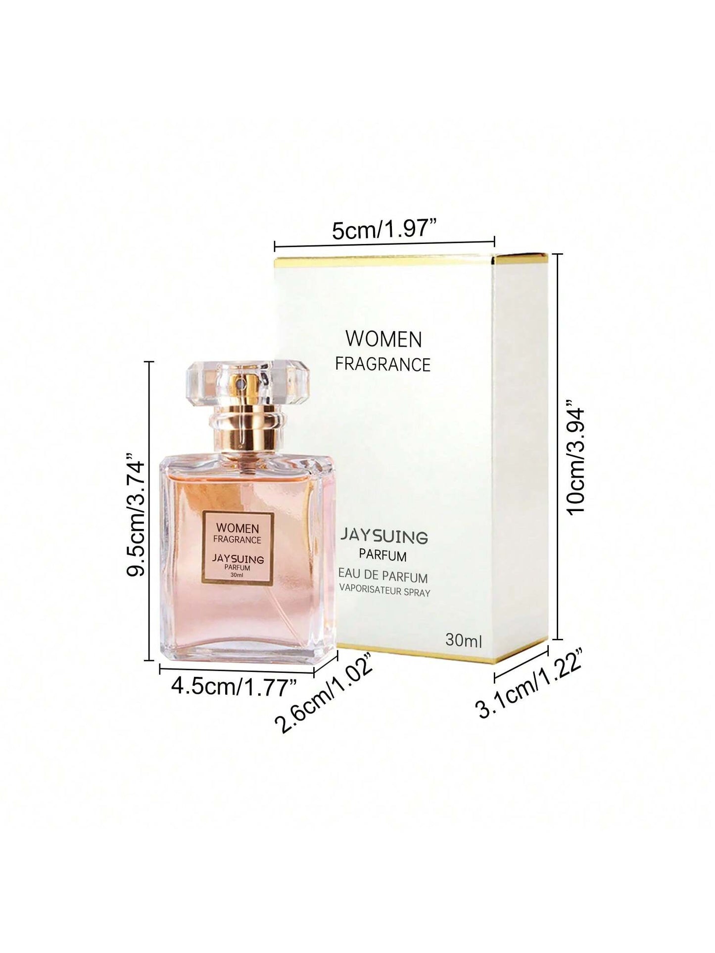 1pc 30ml Women's Perfume Keeps  Lasting Fragrance Creates  Dating Atmosphere Portable Niche Fresh Perfume