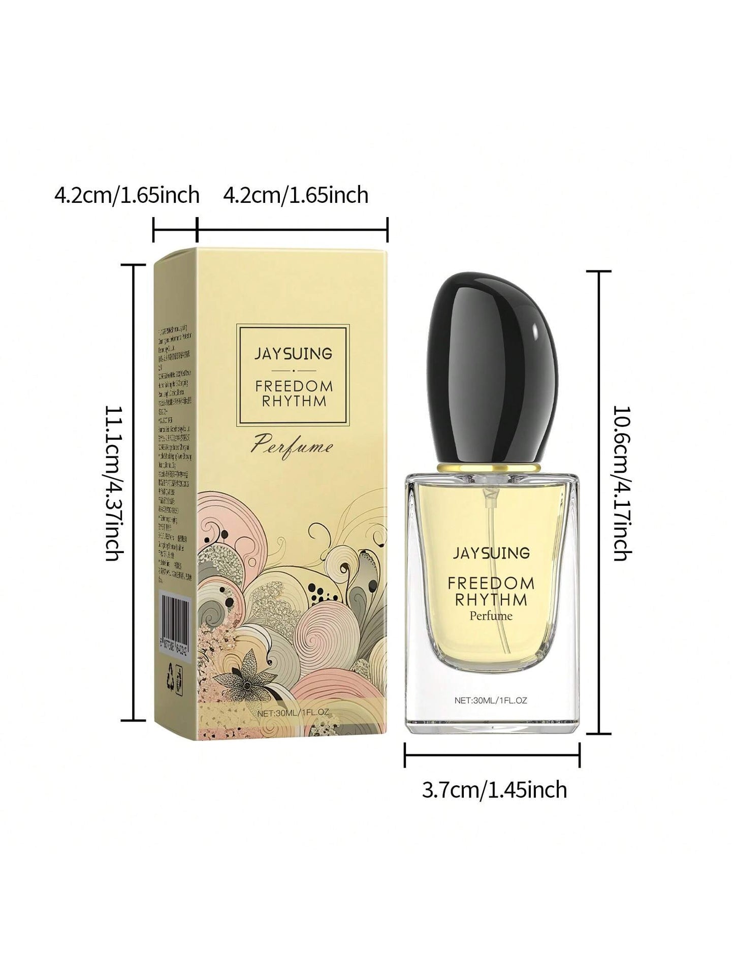 1pc\2pc Women's Perfume Natural Fresh Long-Lasting Portable Charm Fragrance