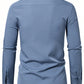 Manfinity Mode 1pc Men's Plain Color Long Sleeve Shirt For Casual