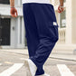 Manfinity Homme Plus Size Solid Color Drawstring Jogger Pants With Pockets