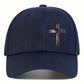 1pc Jesus Cross Letter Print Unisex Baseball Cap, Streetwear Sporty Curved Brimmed Adjustable Hat