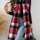 LUNE Plaid Pocket Sleeveless Casual Women Vest Jacket