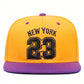 1pc Fashionable "23 New York" Embroidered Unisex Adjustable Hip Hop Baseball Cap, Outdoor Sun Protection Cap Suitable For Spring, Autumn, Beach Party, Casual Streetwear