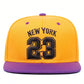 1pc Fashionable "23 New York" Embroidered Unisex Adjustable Hip Hop Baseball Cap, Outdoor Sun Protection Cap Suitable For Spring, Autumn, Beach Party, Casual Streetwear