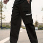 Men Flap Pocket Side Cargo Pants