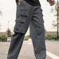 Men Flap Pocket Side Cargo Pants