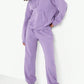 INAWLY Women's Hooded Drawstring Sweatshirt And Sweatpants Set