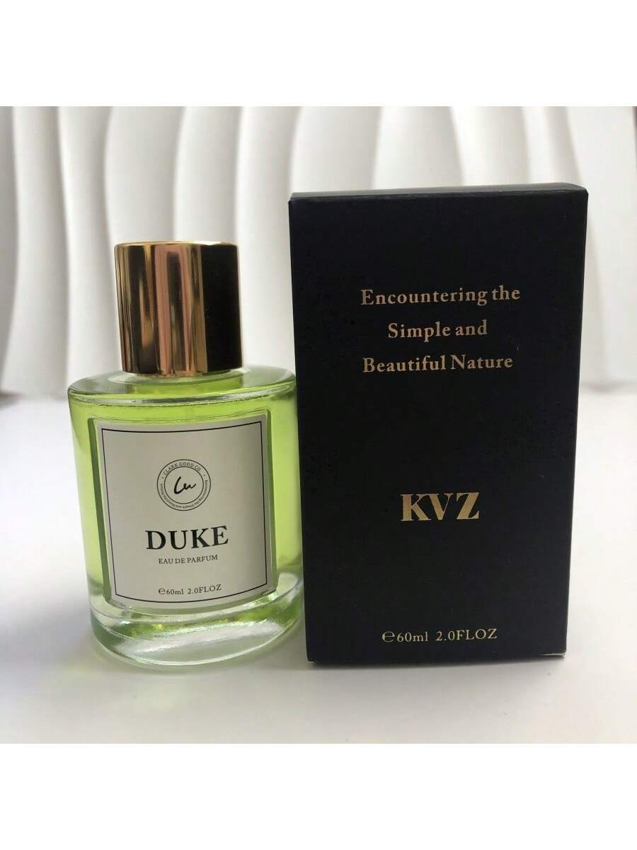 KVZ 2.03ozMen's Eau De Toilette With A Fresh And Long Lasting Scent With A Woody Amber Scent, Suitable For Dating And Daily Life. Perfect Gift For Father's Day. Premium Nozzle, Fragrance Atomizes Evenly