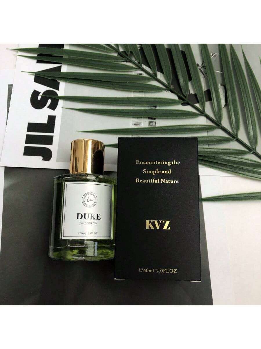 KVZ 2.03ozMen's Eau De Toilette With A Fresh And Long Lasting Scent With A Woody Amber Scent, Suitable For Dating And Daily Life. Perfect Gift For Father's Day. Premium Nozzle, Fragrance Atomizes Evenly