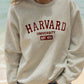 2025 Autumn/Winter New Casual School Style Cute Sweet Versatile Women Round Neck Sweatshirt,Long Sleeve Tops