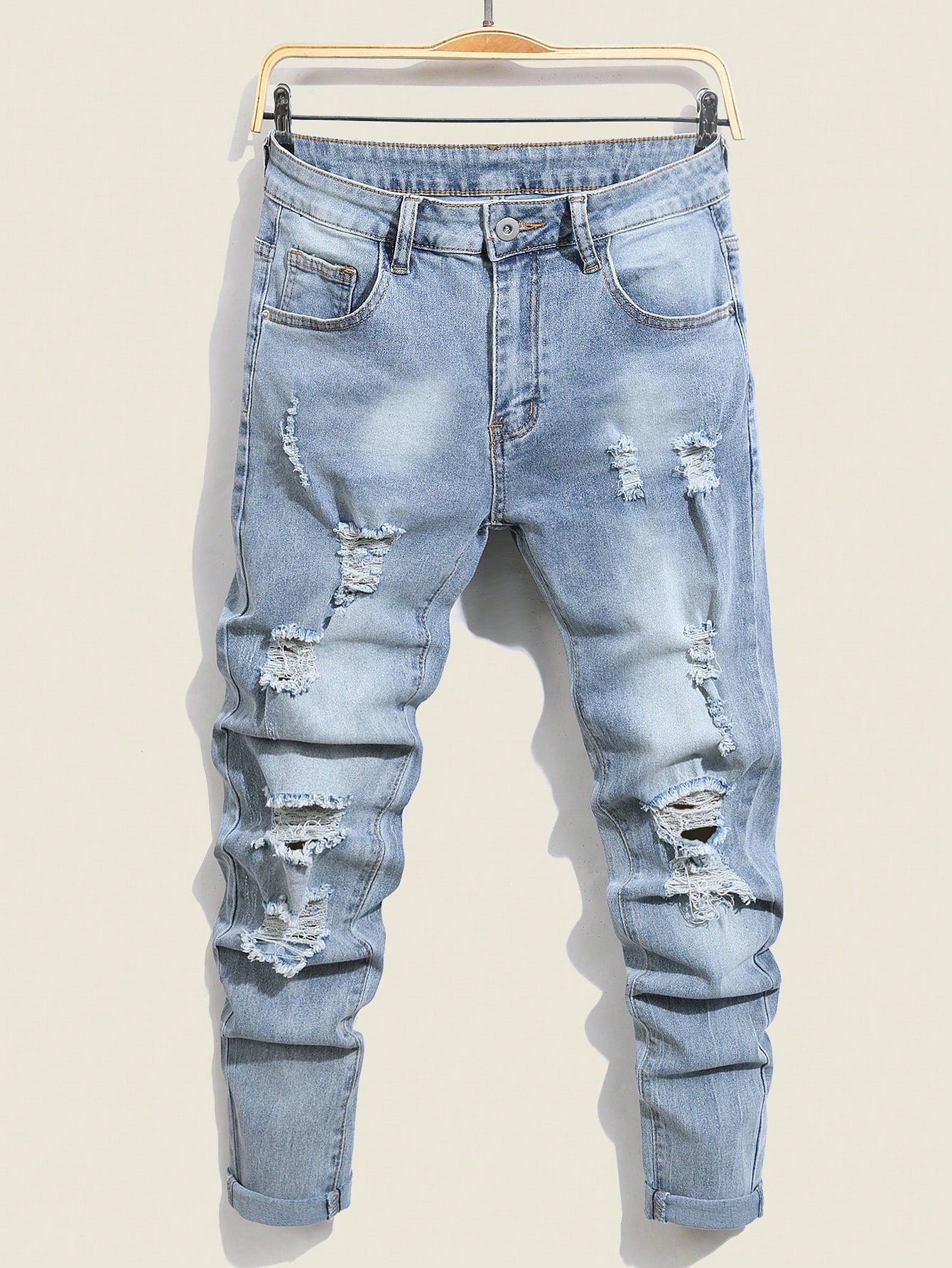 Manfinity LEGND Men's Distressed Jeans