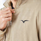 Manfinity RelaxMax Men's Casual Bird Embroidery Stand Collar Jacket, Autumn Work Friends Warm Graphic Long Sleeve Lightweight Jacket, For Friends, Husband, Boyfriend Gifts