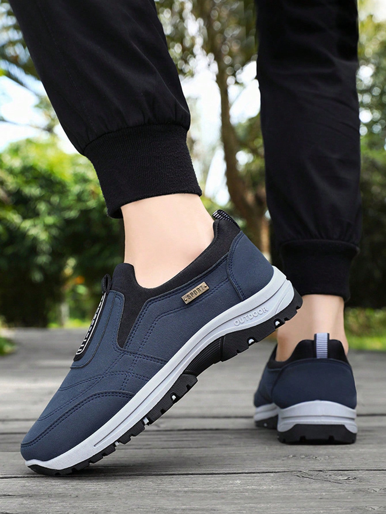 Anti-Slip, Wear-Resistant Outdoor Soft-Sole Comfortable Lightweight Slip-On Casual Men Shoes