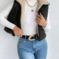 Frenchy Zip Up Teddy Lined Puffer Vest Coat