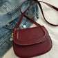 Mini Minimalist Flap Saddle Bag