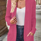 EMERY ROSE Women's Casual Knitted Ribbed Thin Jacket For Autumn