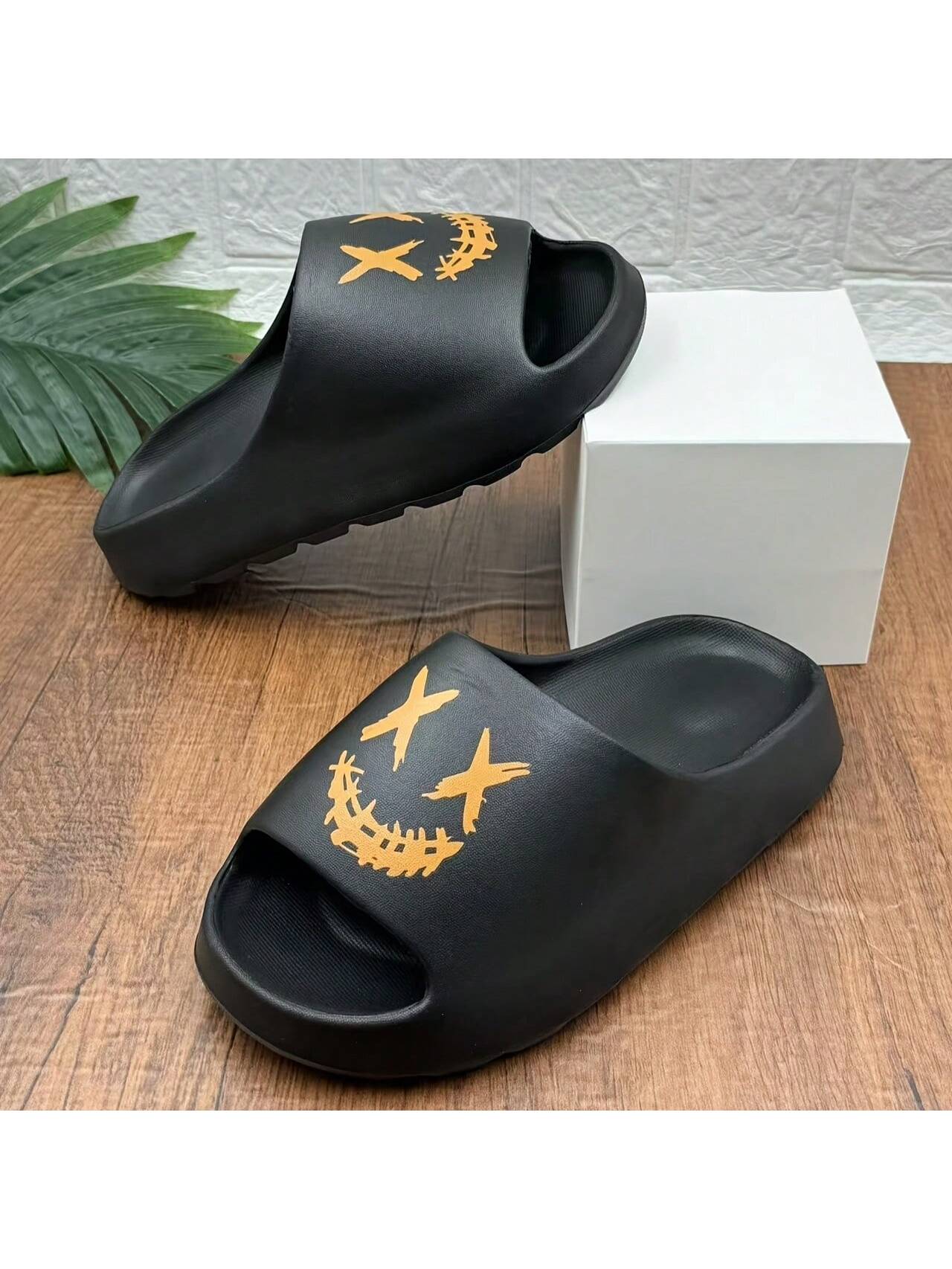 Men's New Lightweight One-Strap Slipper, Versatile Indoor Home Casual Trendy Comfortable Slide Sandals For Men, Large Sizes