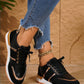 European And American Plus Size Women's Thick-Soled Sports Casual Shoes With Laces, In Stock For Summer