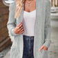 EMERY ROSE Women's Casual Knitted Ribbed Thin Jacket For Autumn