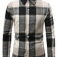 Men's Plaid Long Sleeve Casual Commuter Shirt For Spring