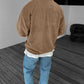 Men's Casual Stand Collar Half Zip Pullover Sweatshirt