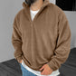 Men's Casual Stand Collar Half Zip Pullover Sweatshirt