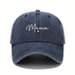 1/2pcs Mom Letter Print Washed Y2K Style Baseball Cap, UV Protection Breathable Unisex Casual Cap