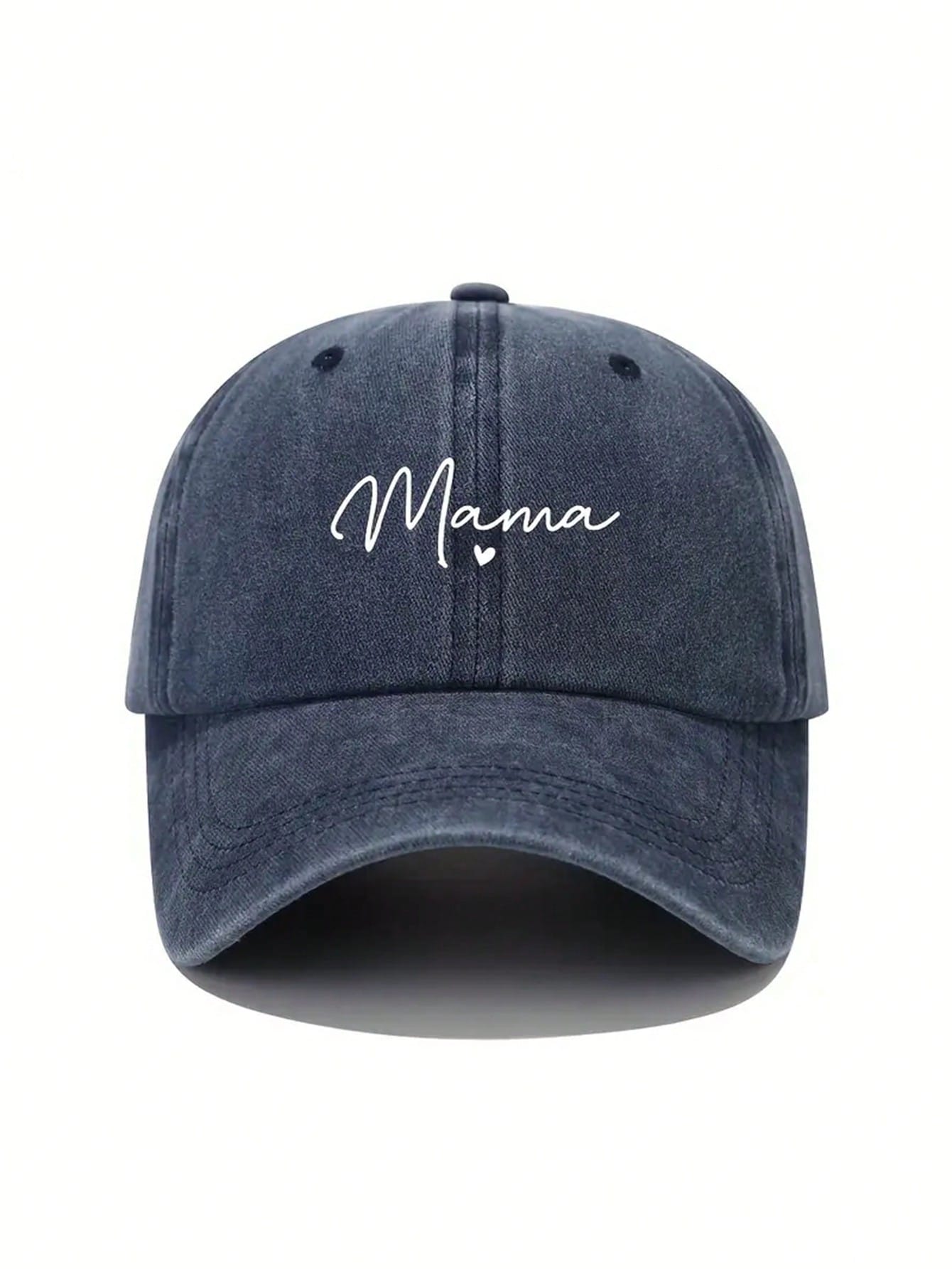 1/2pcs Mom Letter Print Washed Y2K Style Baseball Cap, UV Protection Breathable Unisex Casual Cap