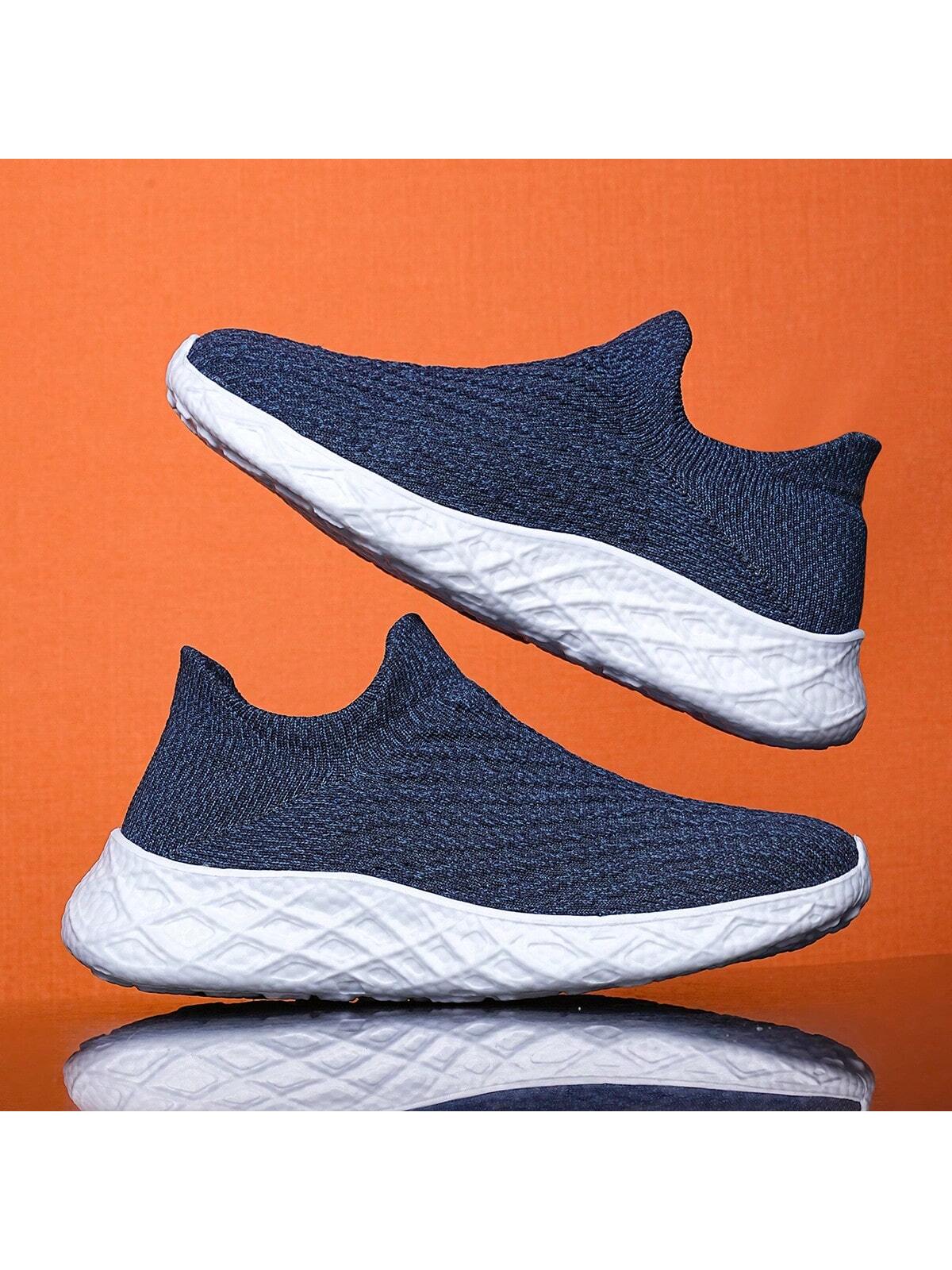 Socks Shoes Men's And Women's Slouchy Slip-On Sneakers, 2024 Summer New Elastic, Comfortable, Casual, And Athletic Women's Shoes Without Laces