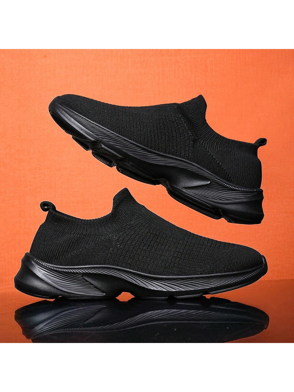 Socks Shoes Men's And Women's Slouchy Slip-On Sneakers, 2024 Summer New Elastic, Comfortable, Casual, And Athletic Women's Shoes Without Laces