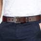 Wide Belt For Men, Fashion Metal Buckle, High-End Business Casual Versatile Waist Belt, Gift Idea