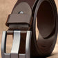 Wide Belt For Men, Fashion Metal Buckle, High-End Business Casual Versatile Waist Belt, Gift Idea