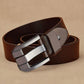 Wide Belt For Men, Fashion Metal Buckle, High-End Business Casual Versatile Waist Belt, Gift Idea