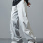 Manfinity Hypemode Solid Color Drawstring Casual Simple Fashionable Everyday Pants