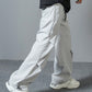 Manfinity Hypemode Solid Color Drawstring Casual Simple Fashionable Everyday Pants