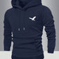 Regular Fit Men Spring Autumn Long Sleeve Hoodie With Pockets, Graphic Print Casual Sports Pullover