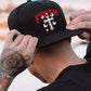 1pc Unisex Faith Cross Print Trending Hip-Hop Hat,Streetwear Sports Baseball Cap With Adjustable Strap