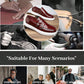 Men's Summer Breathable Casual Leather Loafers, Patent Shiny Slip-On Penny Shoes, Flat Slouchy Board Shoes