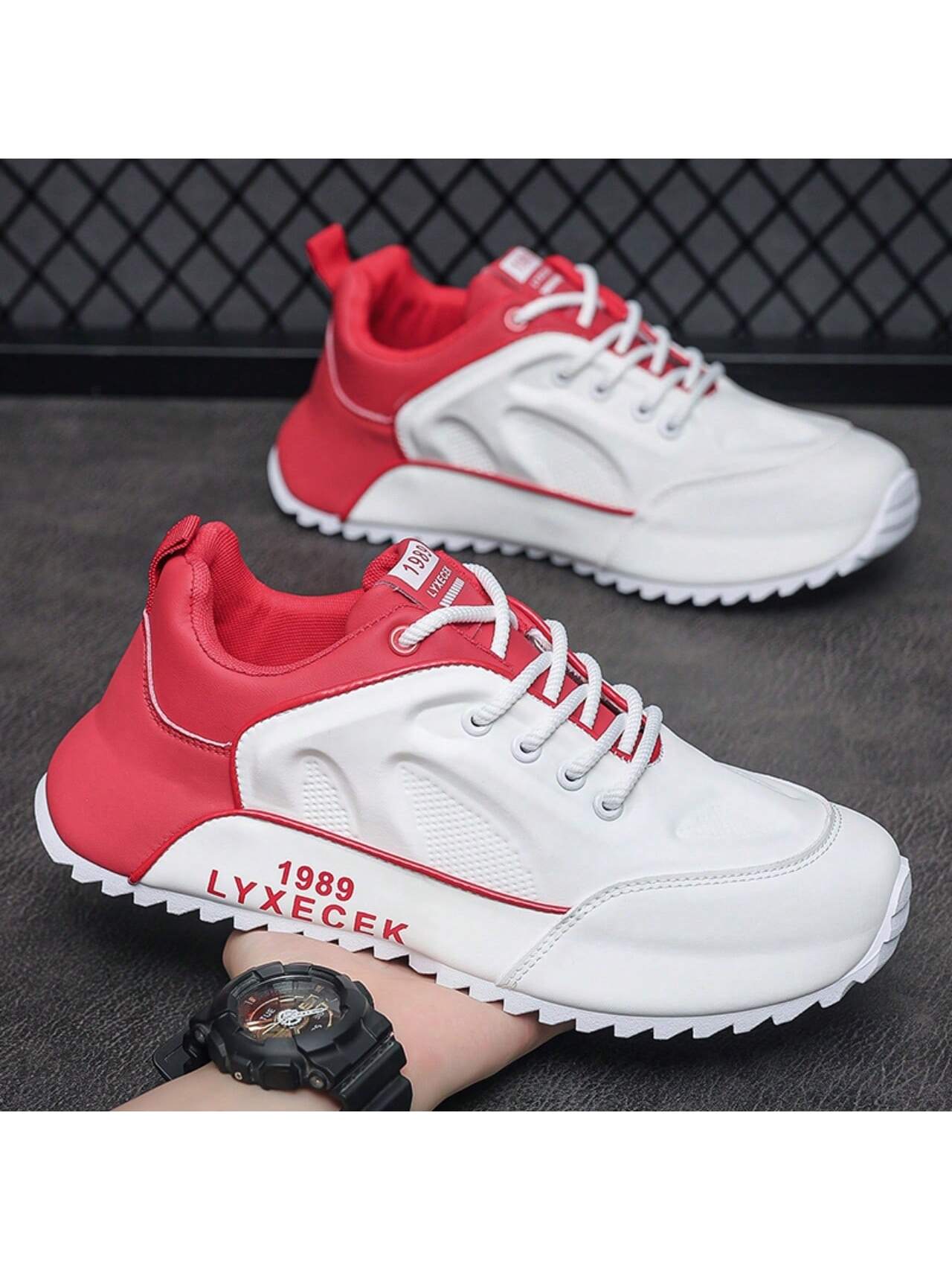 Men's Shoes 2024 New Increase Fashion All Match Sports Shoes Men's Casual Pop Daddy Shoes