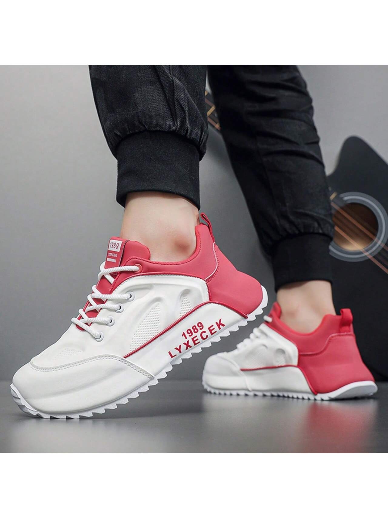 Men's Shoes 2024 New Increase Fashion All Match Sports Shoes Men's Casual Pop Daddy Shoes