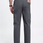 Manfinity Homme Men's Casual Plain Front Tie Pocket Long Pants, Daily Wear