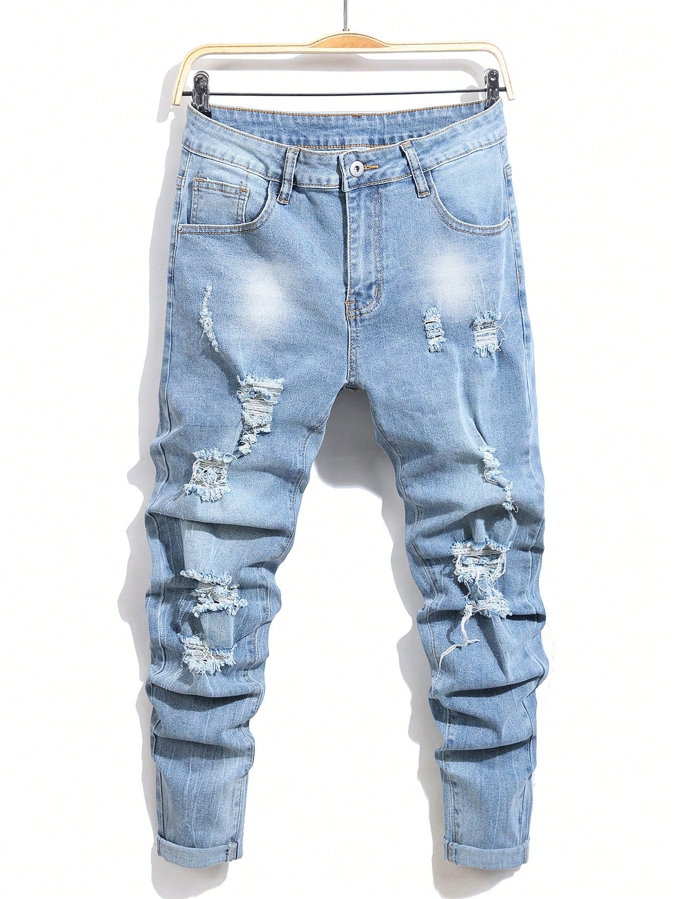 Manfinity LEGND Men's Distressed Jeans