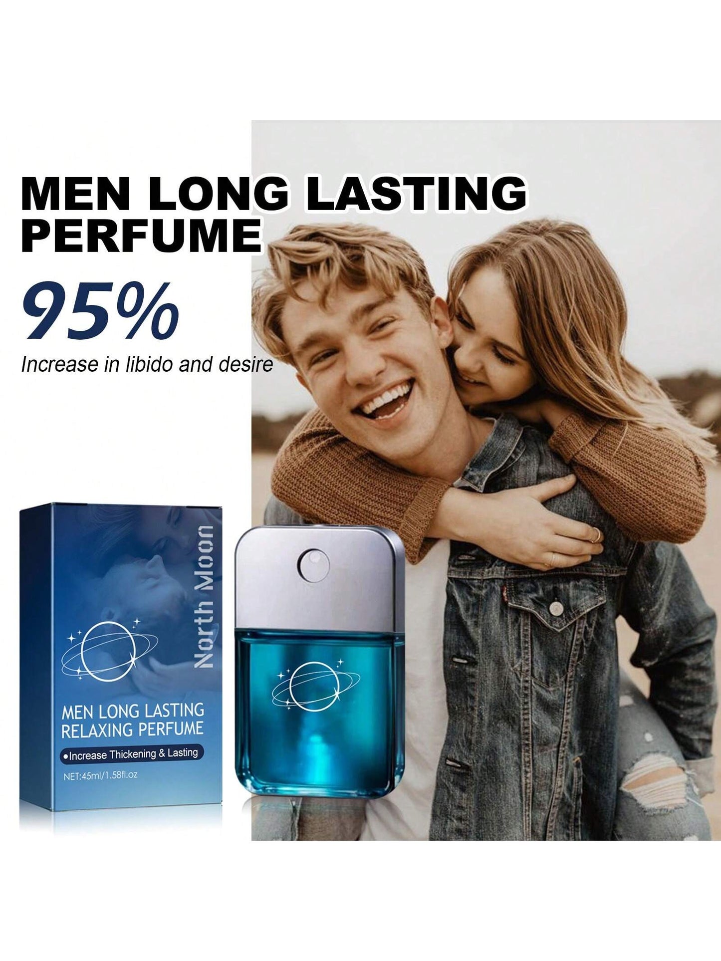 Men's Eau De Toilette, Perfume Lasting Fragrance, Fresh And Not Pungent, Couples Dating Atmosphere Perfume,45 ML