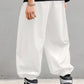 Manfinity EMRG Men's Casual Solid Color Drawstring Waist Jogger Pants