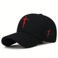 Embroidered Faith Cross Casual Baseball Cap, Adjustable Unisex Youth Hat