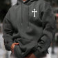 Minimalist Men's Hooded Sweatshirt - Perfect Combination Of Fresh And Simple Design